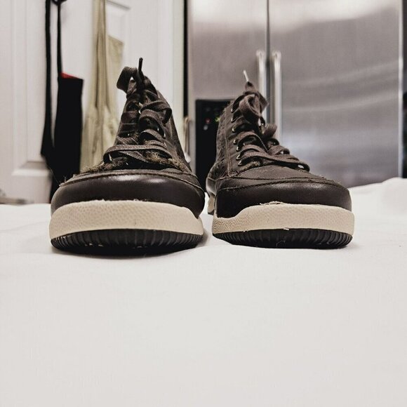 Jambu Eco Designs Lotus Mid Top Lace Up Biodegradable Brown Womens Faux Fur 6.5 - Picture 3 of 12